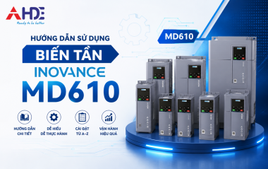 Cách sử dụng biến tần Inovance MD610: Đấu nối, cài đặt và chạy thử